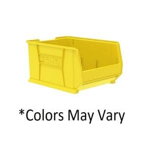 Super-Size AkroBins Storage Bin Yellow Plastic W/ Lbl Hldr 23-7/8x18.25x12 Ea