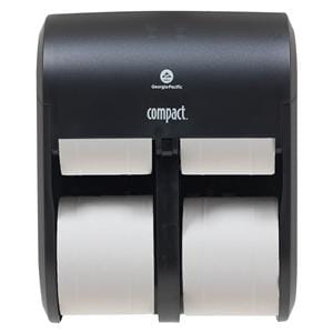 Compact Toilet Tissue Dispenser Black Ea