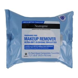 Neutrogena Makeup Remover Wipes Blue Fragrance Free Face 6/Ca