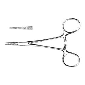 Halstead Mosquito Forcep Straight 5" Ea