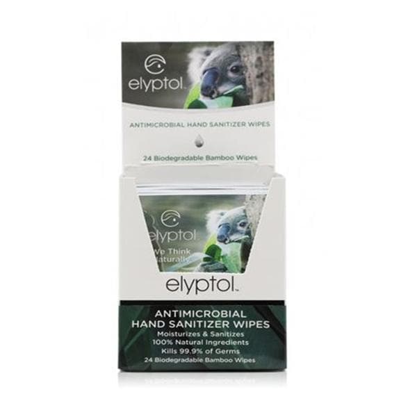 Elyptol Wipes Sanitizer Individual Packaging Eucalyptus 12/Ct