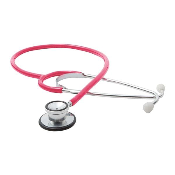 Proscope 670 Classic Stethoscope Adult Neon Pink Single Lumen Tubing Ea