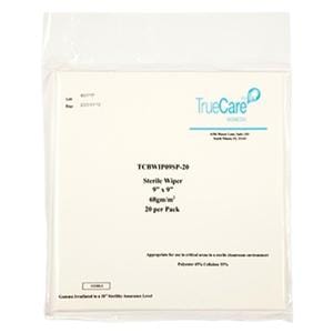 Dry Wipes Disposable Polyester 9 in x 9 in White 3600/Ca