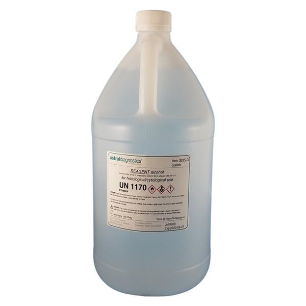 Ethanol Alcohol Reagent Ethyl, Methyl, Isoprophyl Blend Clear 1gal Ea