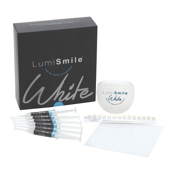 LumiSmile White At Home Whitening Gel Kit 16% Carbamide Peroxide Ea