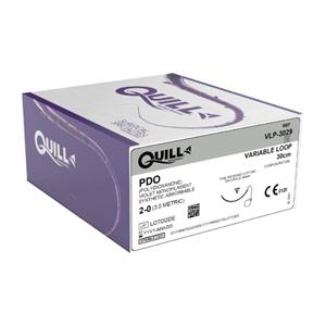 Quill Suture 2-0 30cm Polydioxanone Monofilament PS-2 Undyed 12/Bx