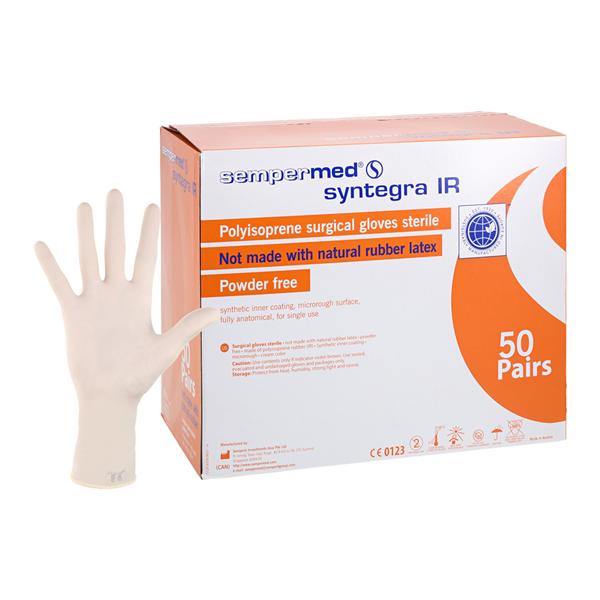 Syntegra IR Polyisoprene Surgical Gloves 6 Beige