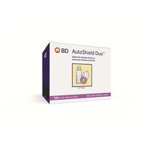 Autoshield Duo Insulin Pen Needle 30gx3/16" Conventional 100/Bx