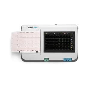 Resting/Diagnostic ECG New 12 Lead With Rechargeable Li-Ion Battery Ea