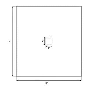 Clearview 50x51" Sterile _ Drape