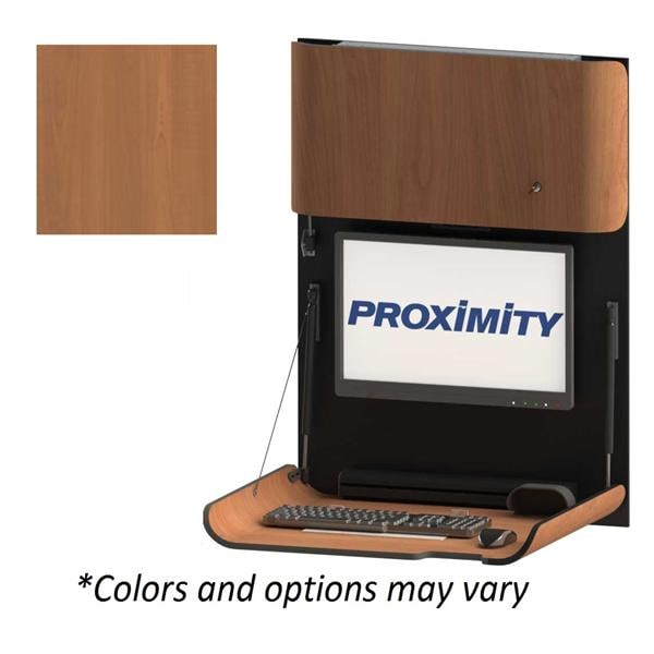 Classic CXT 28-Slim Computer Workstation MDF Pear Ea