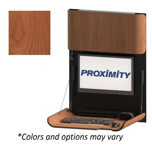 Classic CXT 28-Slim Computer Workstation MDF Wild Cherry Ea