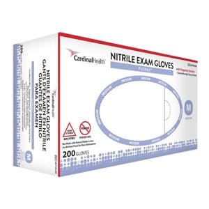 Flexal Nitrile Exam Gloves Medium Cornflower Blue Non-Sterile, 10 BX/CA