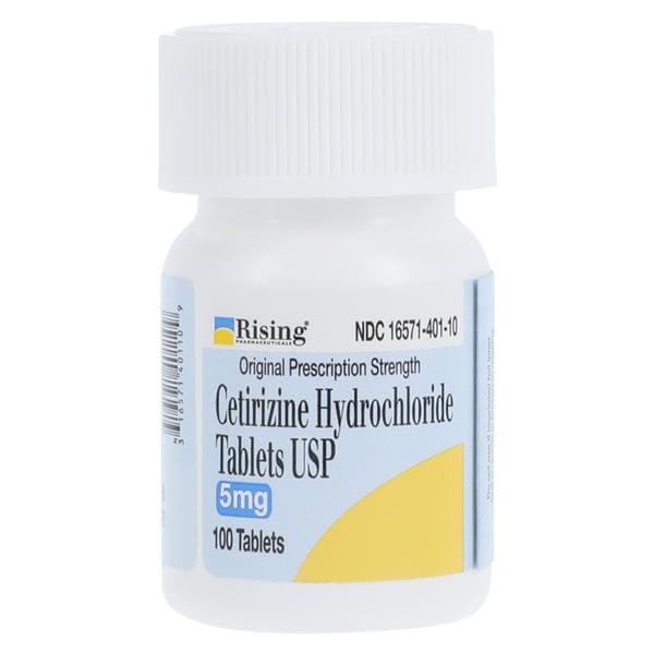 Cetirizine HCL Allergy Tablets 5mg 100/Bt