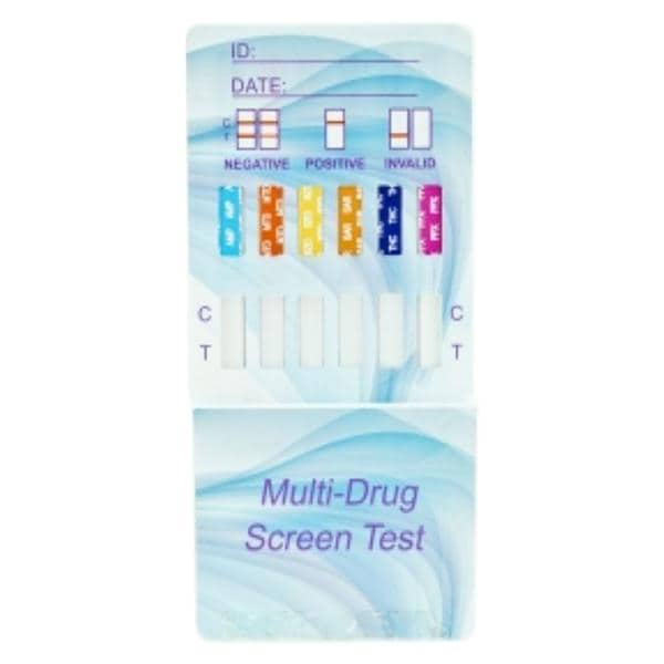 Drug Screen Dip Card Test Kit CLIA Waived 25/Bx