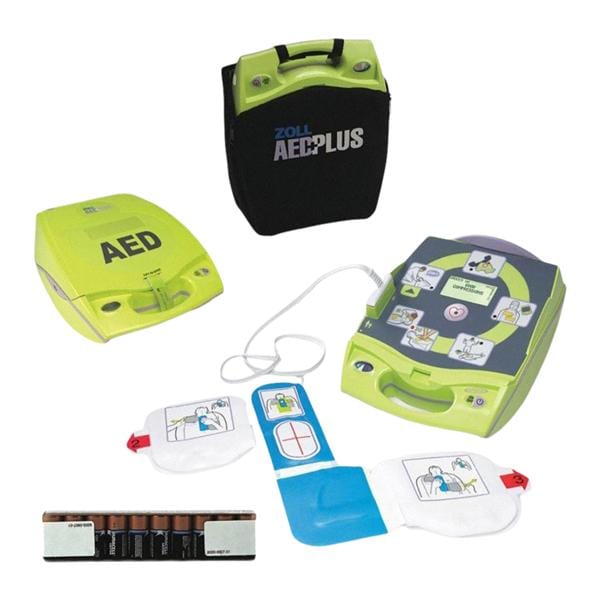 PlusTrac AED Plus Defibrillator New With Professionals Ea