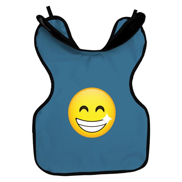 Cling Shield Lead-Free X-Ray Apron Child Slate Blue With Attached Collar Ea