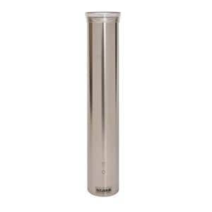 San Jamar Water Cup Dispenser Silver Stainless Steel 5 oz Ea