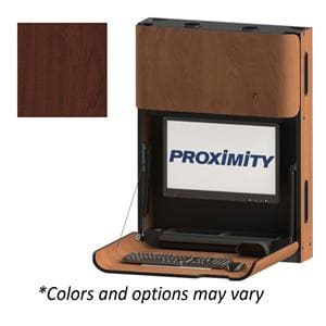 Classic CXT 28-T Computer Workstation MDF Walnut Ea