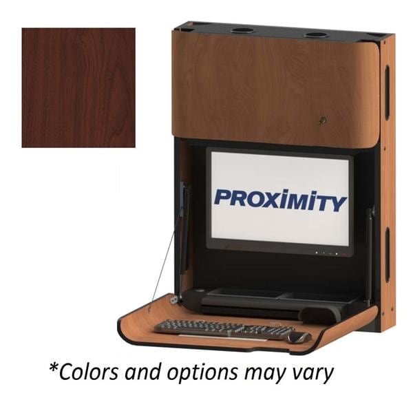 Classic CXT 28-T Computer Workstation MDF Walnut Ea