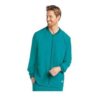 Skechers Warm-Up Jacket 3 Pockets Long Sleeves 2X Large Teal Mens Ea