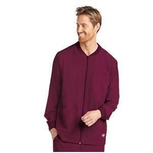 Skechers Warm-Up Jacket 3 Pockets Long Sleeves 2X Large Wine Mens Ea