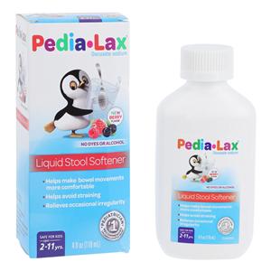 Pedia-Lax Stool Softener Liquid Fruit Punch 4oz/Bt, 24 BT/CA