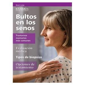 Breast Lumps Patient Spanish Booklet Ea