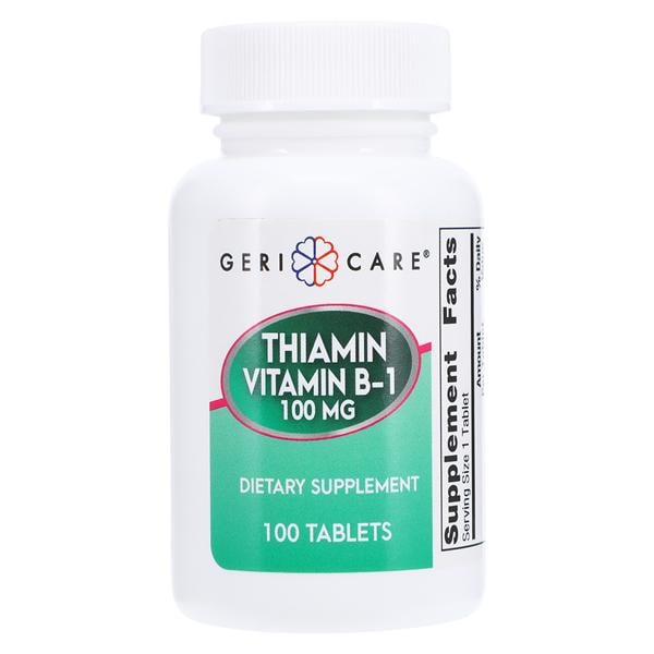 Vitamin B1 Thiamine Tablets 100mg 100/Bt