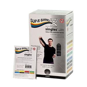 Sup-R Band Exercise Band Dispenser 5' Black X-Heavy