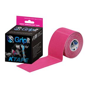 Strapit Kinesiology Tape Cotton/Lycra/Spandex 2"x5.5yd Pink Ea