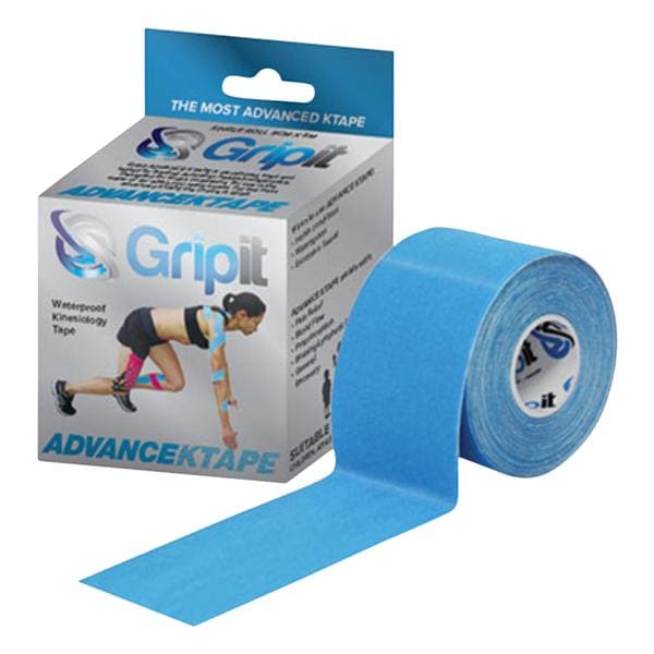 Strapit Advance Kinesiology Tape Viscose/Synthetic 2"x5.5yd Blue Ea