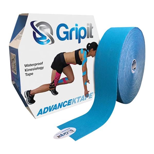 Strapit Advance Kinesiology Tape Viscose/Synthetic 2"x34yd Blue Ea