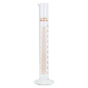 Clear Heat Resistent Glass Graduated Cylinder 100mL Ea