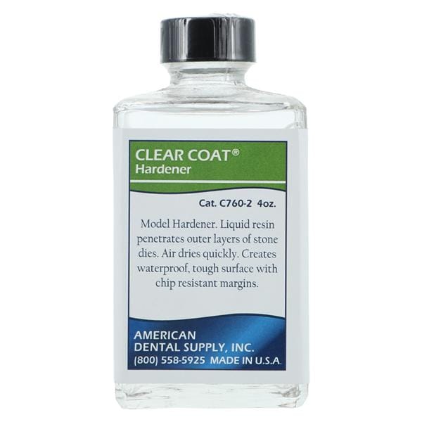 Clear Coat Model Hardener 4oz/Bt