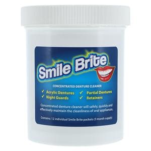 Smile Brite Accessories Denture Cleaner Packets 12/Pk