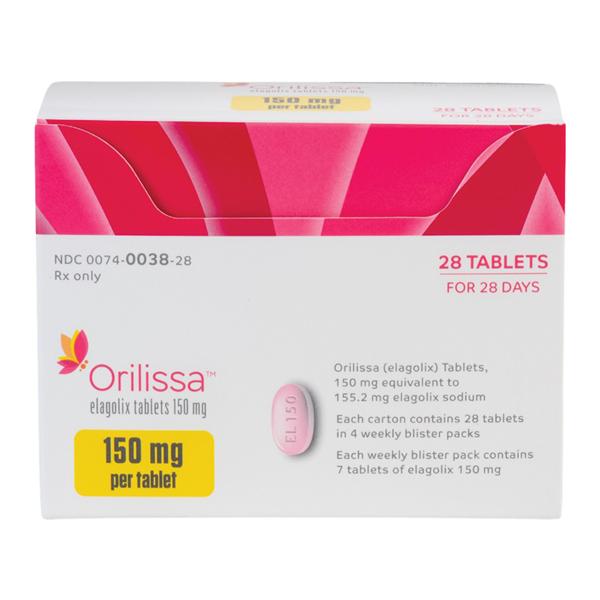 Orilissa Tablets 150mg Blister Pack 28/Package Each