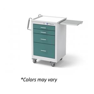 Junior Bedside Cart 3" Caster (4) Drawer Key Lock