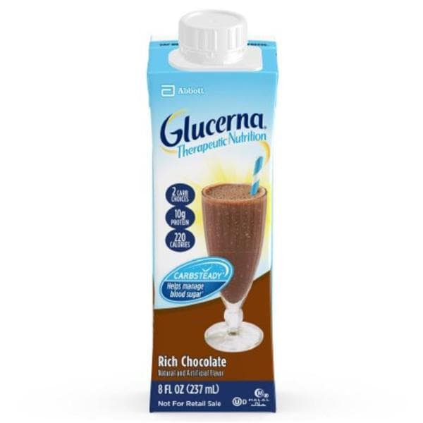 Glucerna Liquid Shake Chocolate 8oz Carton 24/Ca