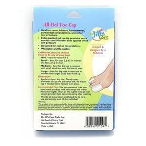 Dr. Jill's All Gel Cap Toe Large Ea