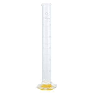 Clear Heat Resistent Glass Graduated Cylinder 50mL Each