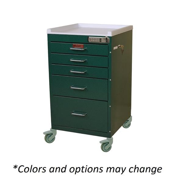 Procedure Cart 18x18x34.4" Stem Caster (5) Drawer