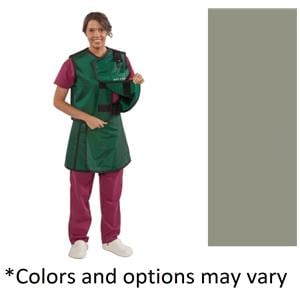 X-Ray Apron/Vest Gray Small Lead Free With Thyroid Collar Ea