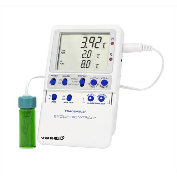 Traceable Excursion-Trac Vaccine Temperature Data Logger -50 to 158F Ea