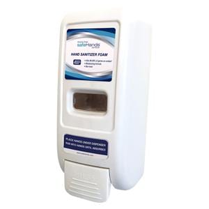 SafeHands Hand Sanitizer Dispenser Manual Push Off-White 1000 mL Ea