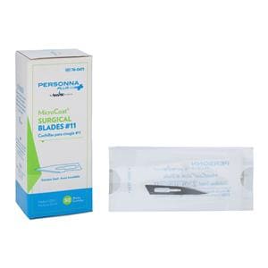 Personna Plus Stainless Steel Sterile Blade #11 Disposable 50/Bx