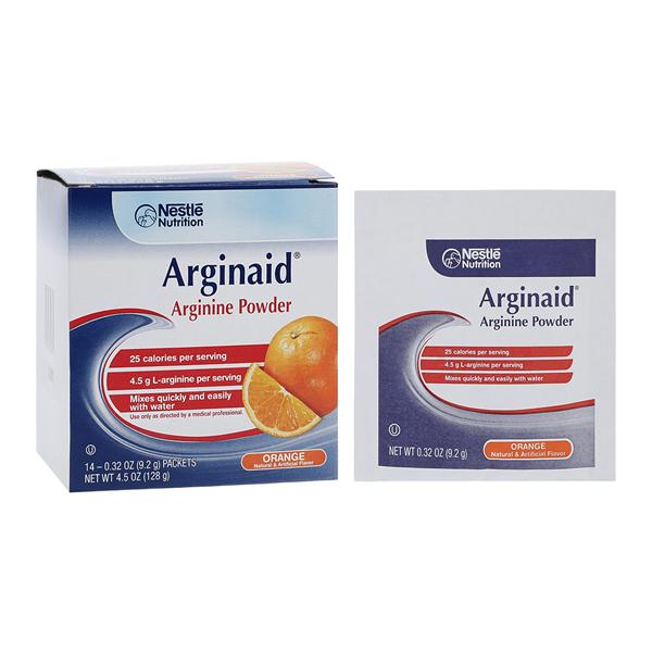 Arginaid Pediatric Nutritional Supplement Orange 0.3oz Packet 56/Ca