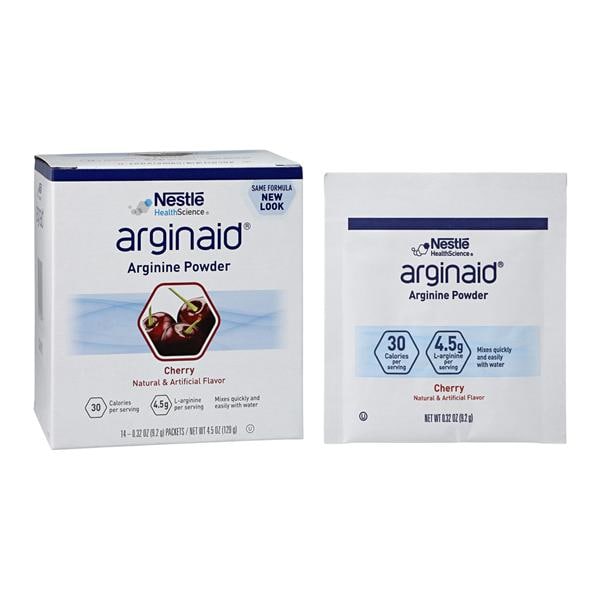 Arginaid Pediatric Nutritional Supplement Cherry 0.3oz Packet 56/Ca