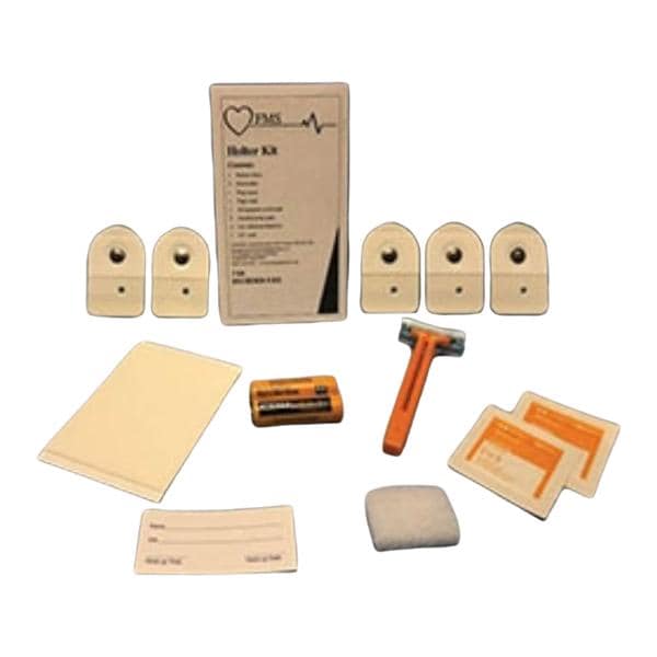 FMS Holter Kit New For Heart Monitoring Disposable 20/Ca