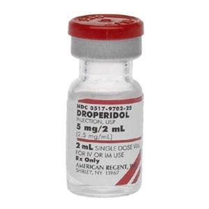 Droperidol Injection 2.5mg/mL SDV 2mL 25/Bx